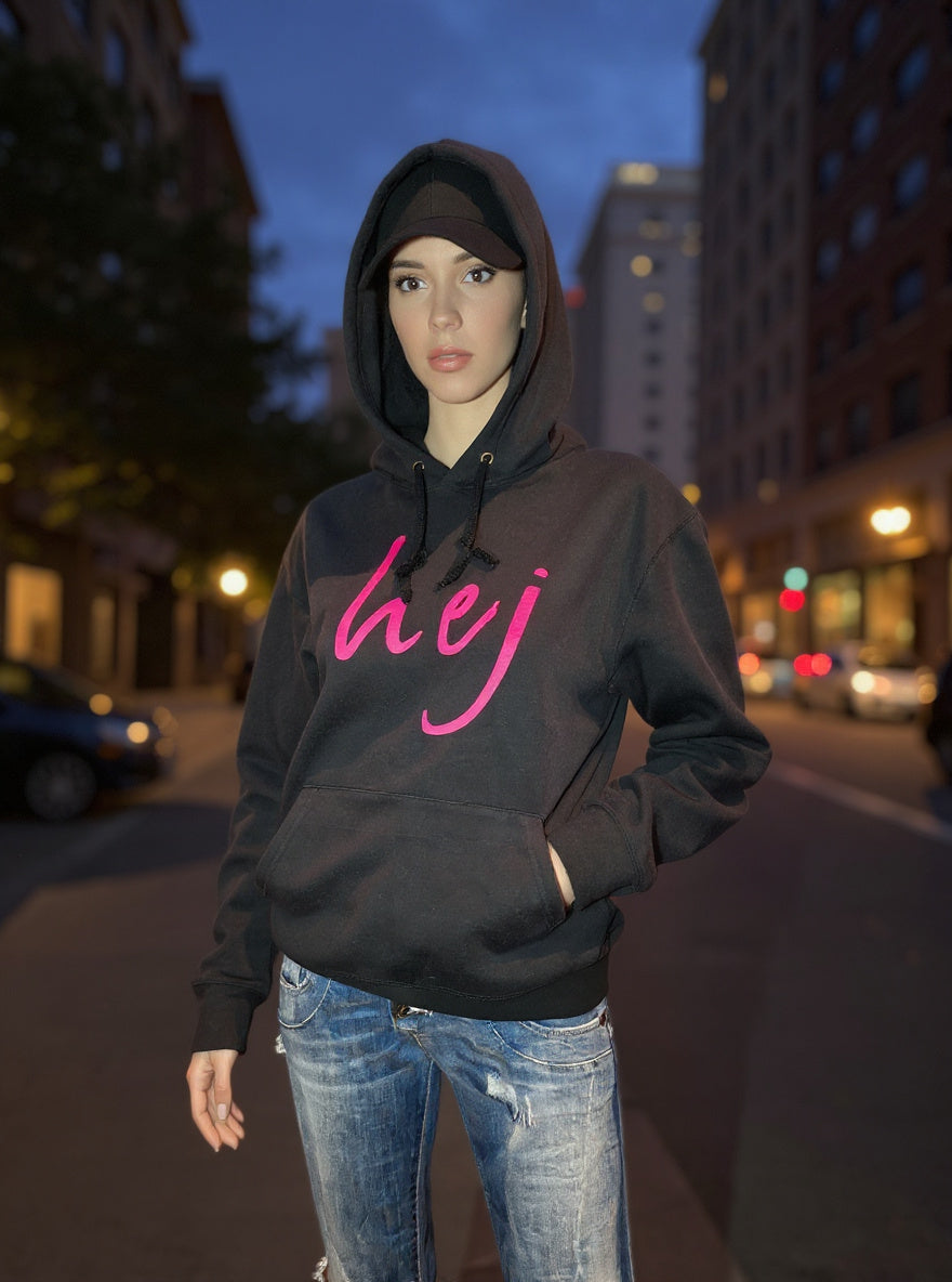 HEY Hoodie Damen - Minimalistischer Statement Pullover