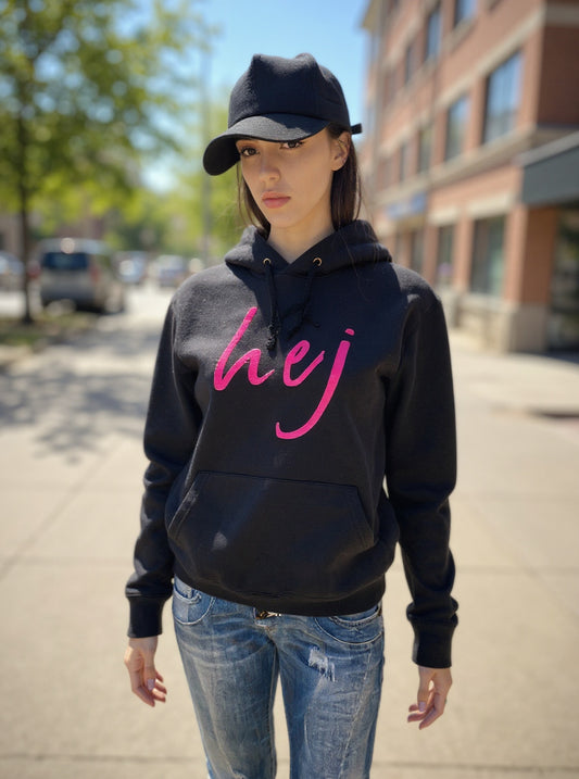 HEY Hoodie Damen - Minimalistischer Statement Pullover