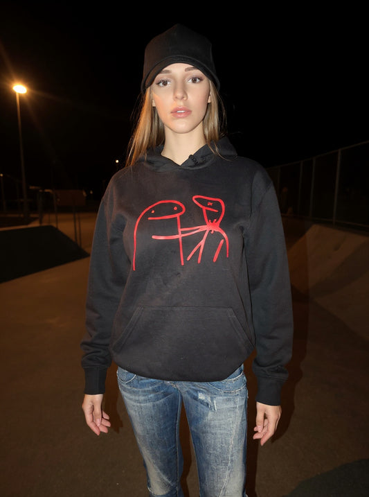 Der Würger Hoodie - Frecher Mittelfinger Pullover mit Statement
