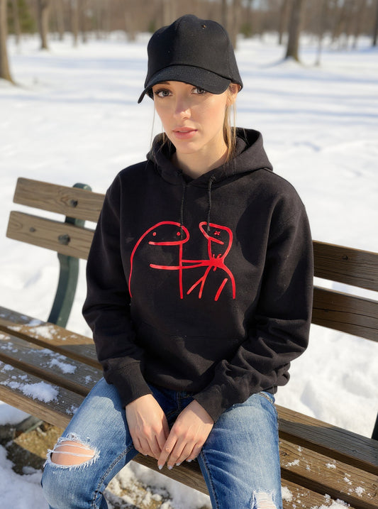 Der Würger Hoodie - Frecher Mittelfinger Pullover mit Statement