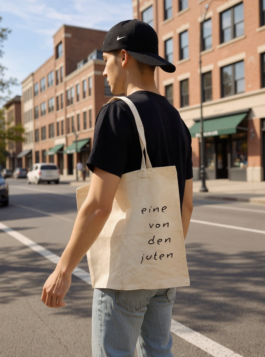 Jutetasche Eine von den Juten - Nachhaltige Einkaufstasche mit Spruch | Gezis