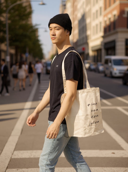 Jutetasche Eine von den Juten - Nachhaltige Einkaufstasche mit Spruch | Gezis