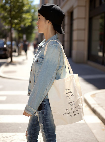 Jutetasche Einkaufszettel - Lustige Einkaufstasche mit Spruch | Gezis