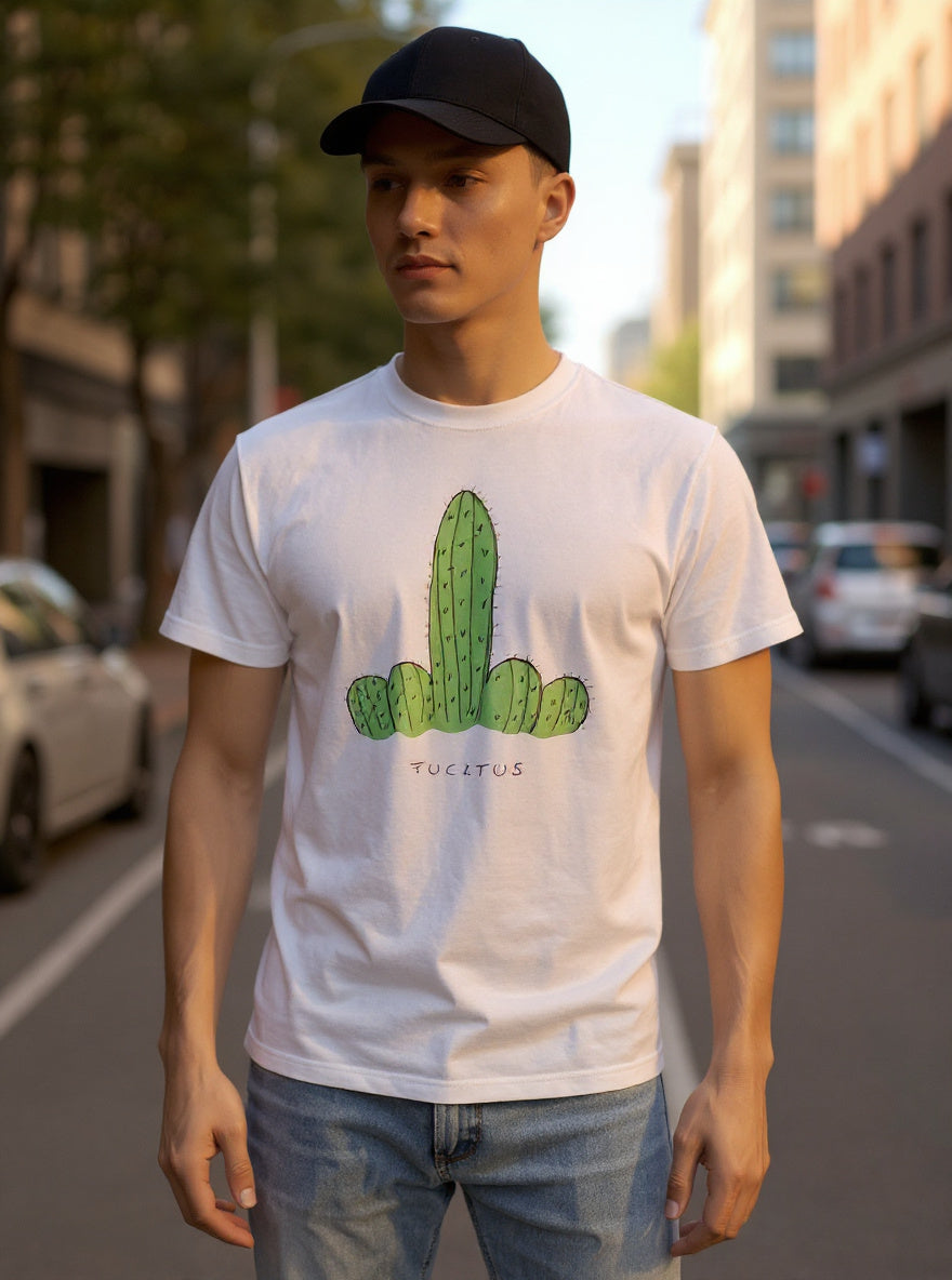 T-Shirt „Fucktus“ – Mode mit zertifizierter Stachelwarnung