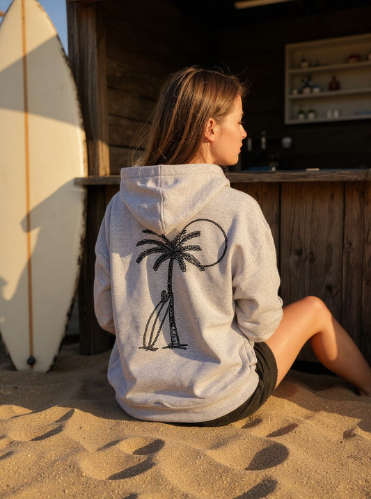 Surfing Hoodie Damen - Beach Vibes Pullover mit Sommer-Feeling