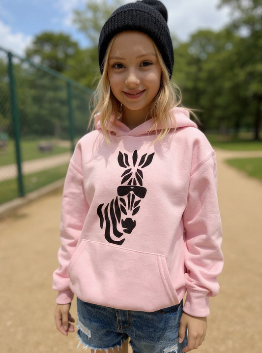 Kinderhoodie „Zebra“ – wild, frech, ungezähmt 🦓✨