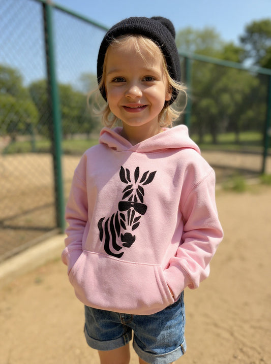 Kinderhoodie „Zebra“ – wild, frech, ungezähmt 🦓✨