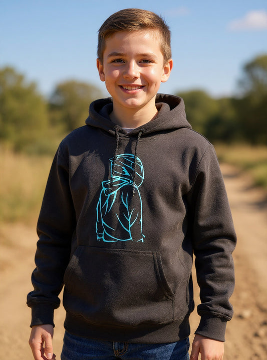 🏍️ Kinderhoodie „Motorradfan“ – cool, bequem und abenteuerlustig