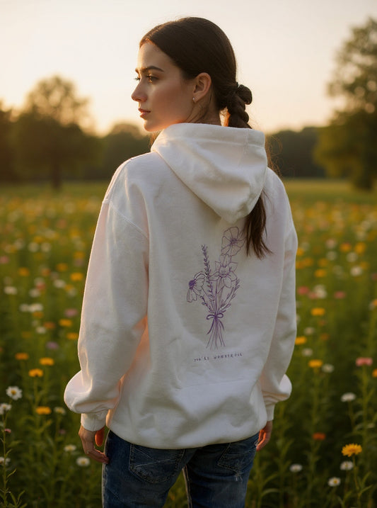 🌸 Hoodie „Flowers“ – warm, elegant und einfach zum Wohlfühlen