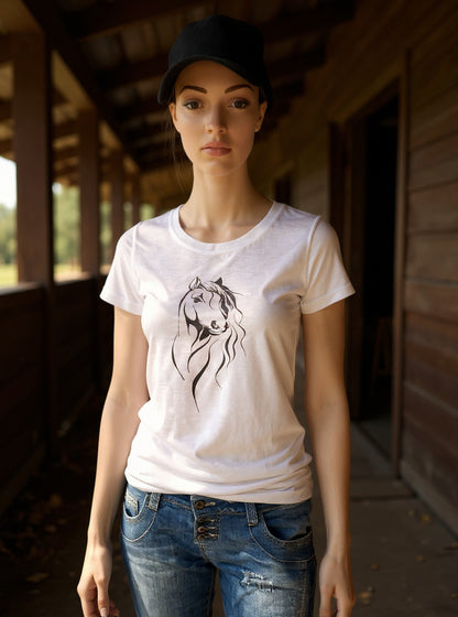 T-Shirt stilvoll, bequem und voller Pferdeliebe