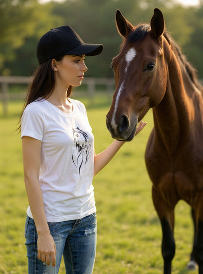 T-Shirt stilvoll, bequem und voller Pferdeliebe