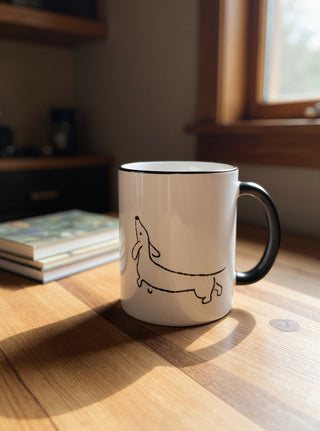 🐶 Tasse „Dackel“ – für alle, die den Wackeldackel-Charme lieben
