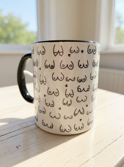 🍵 Tasse „Busen“ – für Humor am Morgen