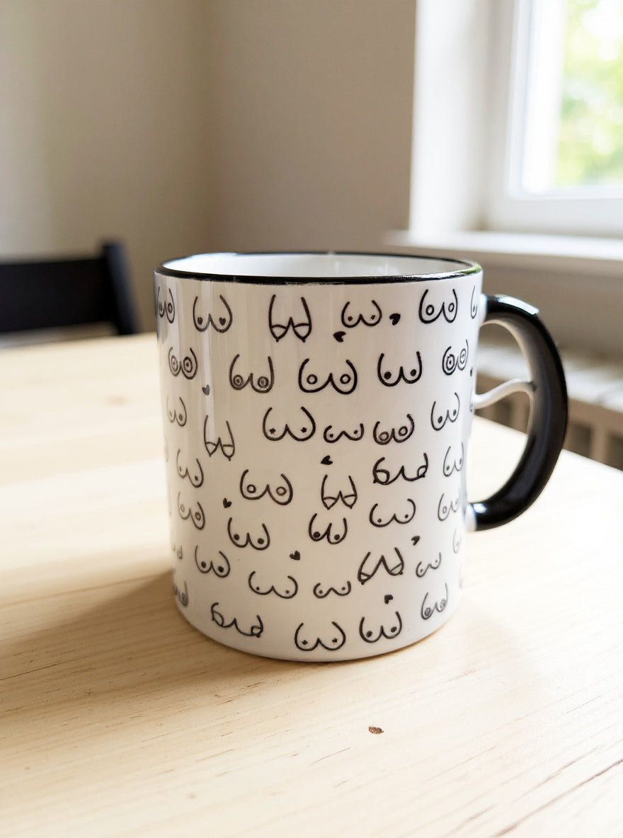 🍵 Tasse „Busen“ – für Humor am Morgen