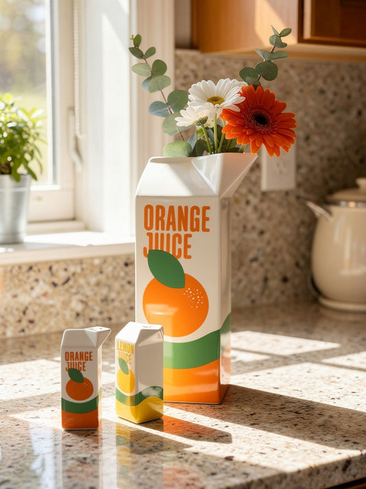 Vase "Orange Juice" | Orange, Keramik, Verspieltes Design  Fluid Market