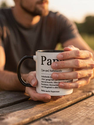 Tasse „Synonym Papa“ – Weil ein Papa viele Namen hat ❤️