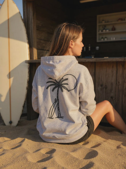 Surfing Hoodie Damen - Beach Vibes Pullover mit Sommer-Feeling