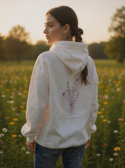 🌸 Hoodie „Flowers“ – warm, elegant und einfach zum Wohlfühlen