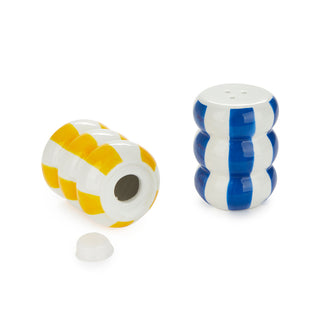 Salz & Pfeffer Set Floats gelb/blau Keramik